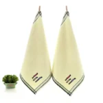 2pcs/lot Pure cotton square towel